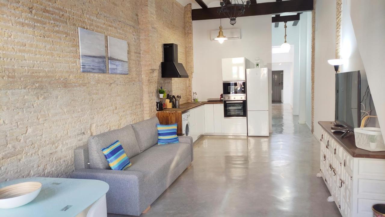Florit Flats - Lovely Apartment With Private Terrace By El Cabanyal Valencia Kültér fotó